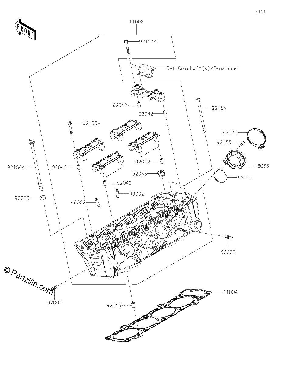 Diagrama de CYLINDER HEAD