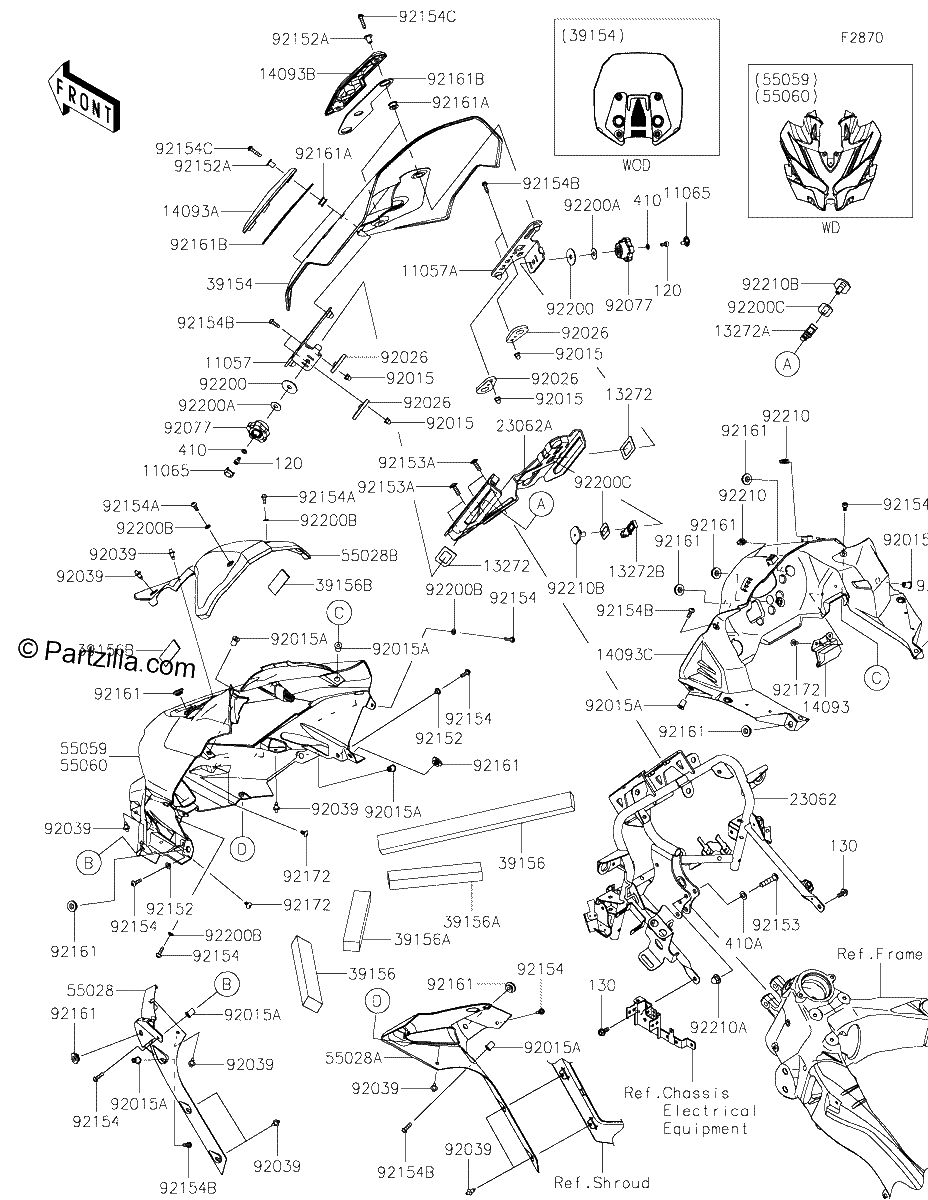 Diagrama de COWLING UPPER
