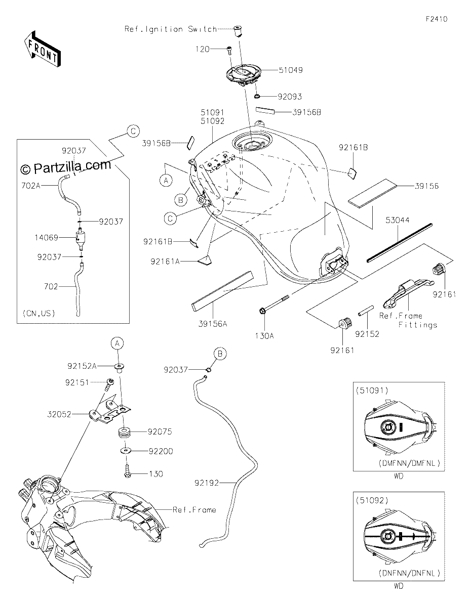 Diagrama de FUEL TANK