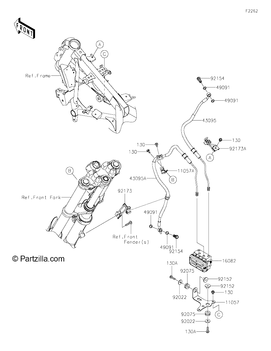 Diagrama de BRAKE PIPING