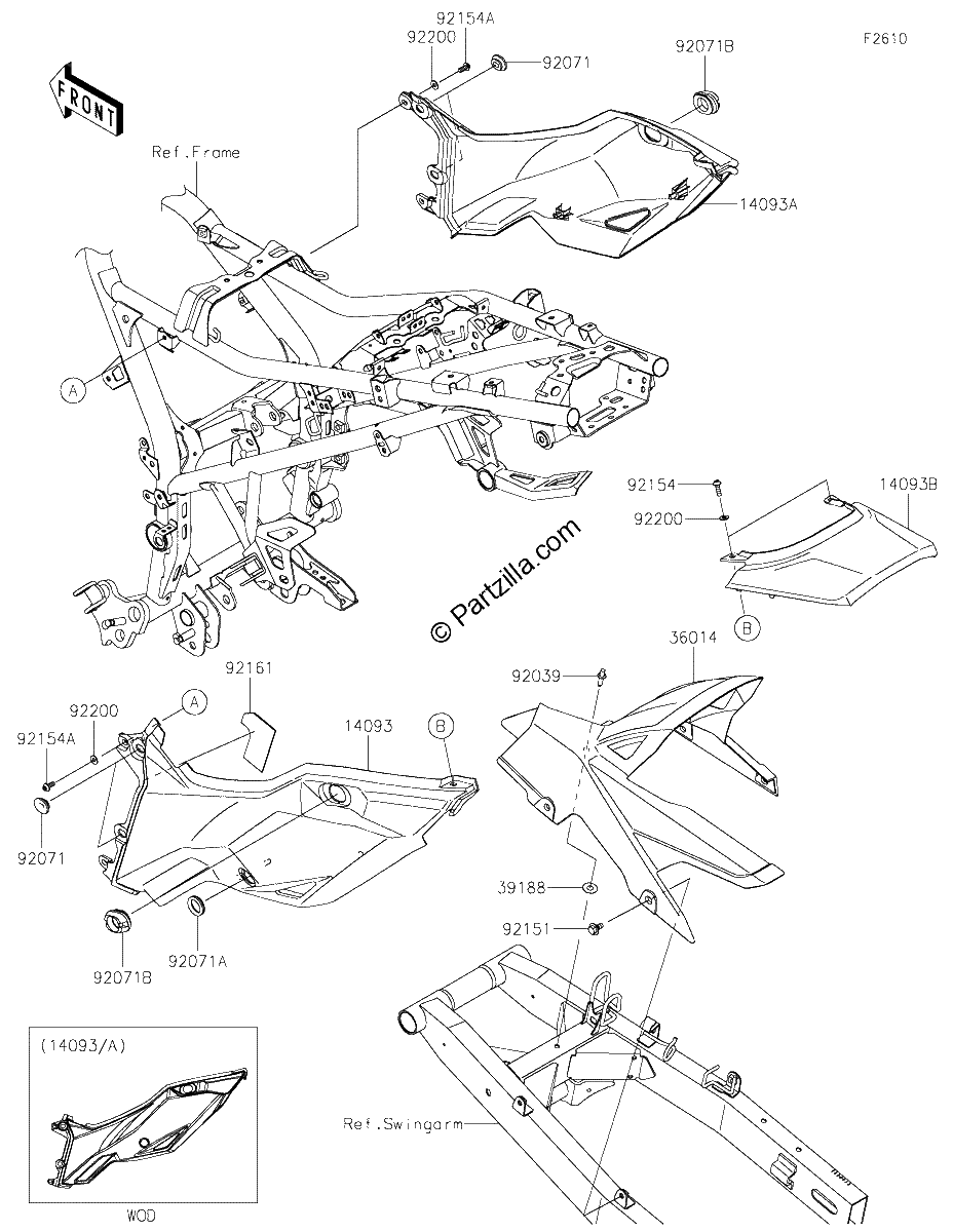 Diagrama de SIDE COVERS CHAIN COVER