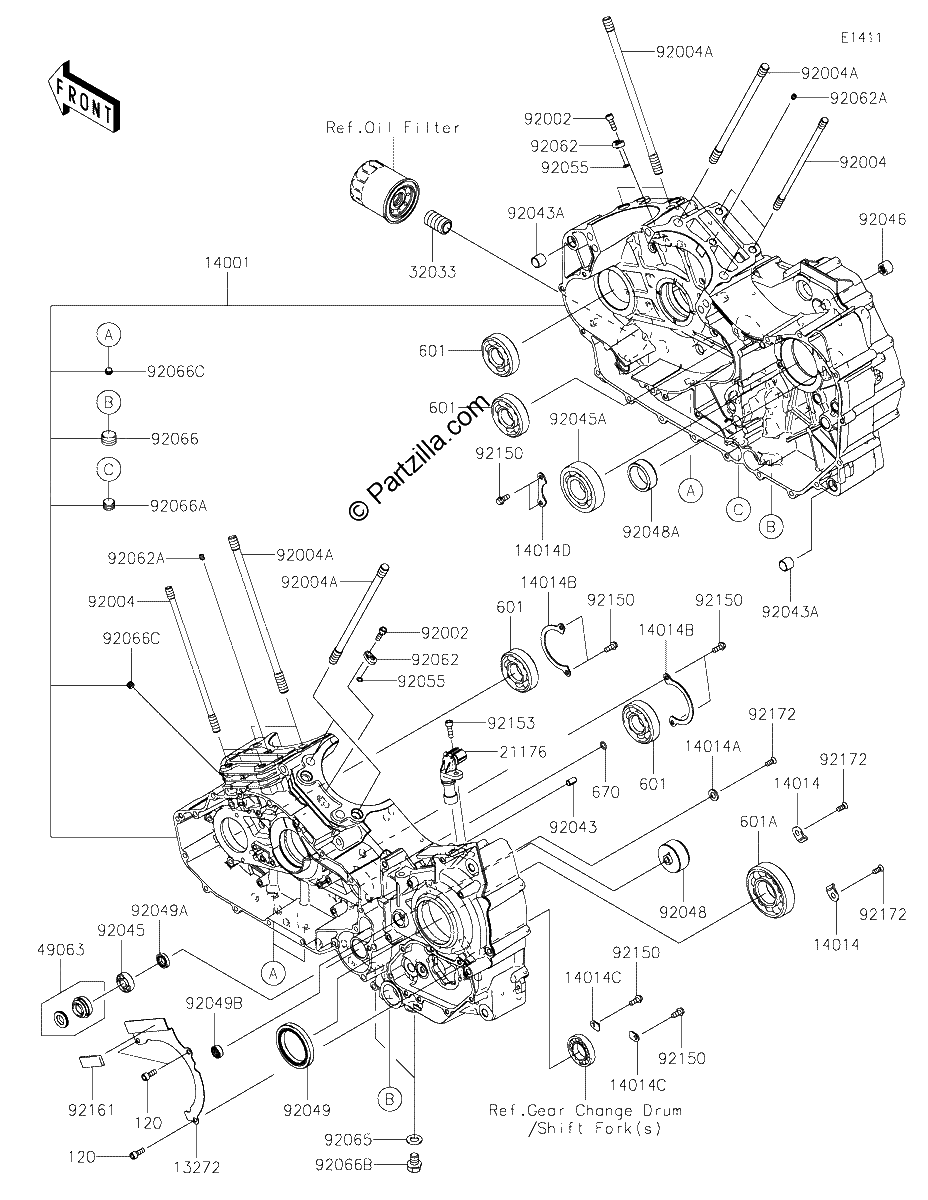Diagrama de CRANKCASE