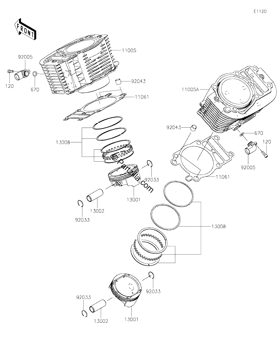 Diagrama de CYLINDER PISTON S