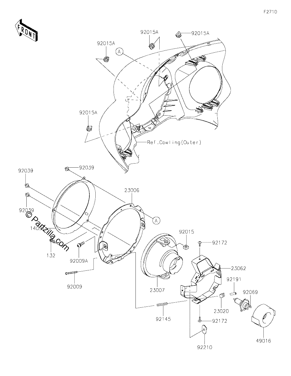Diagrama de HEADLIGHT S