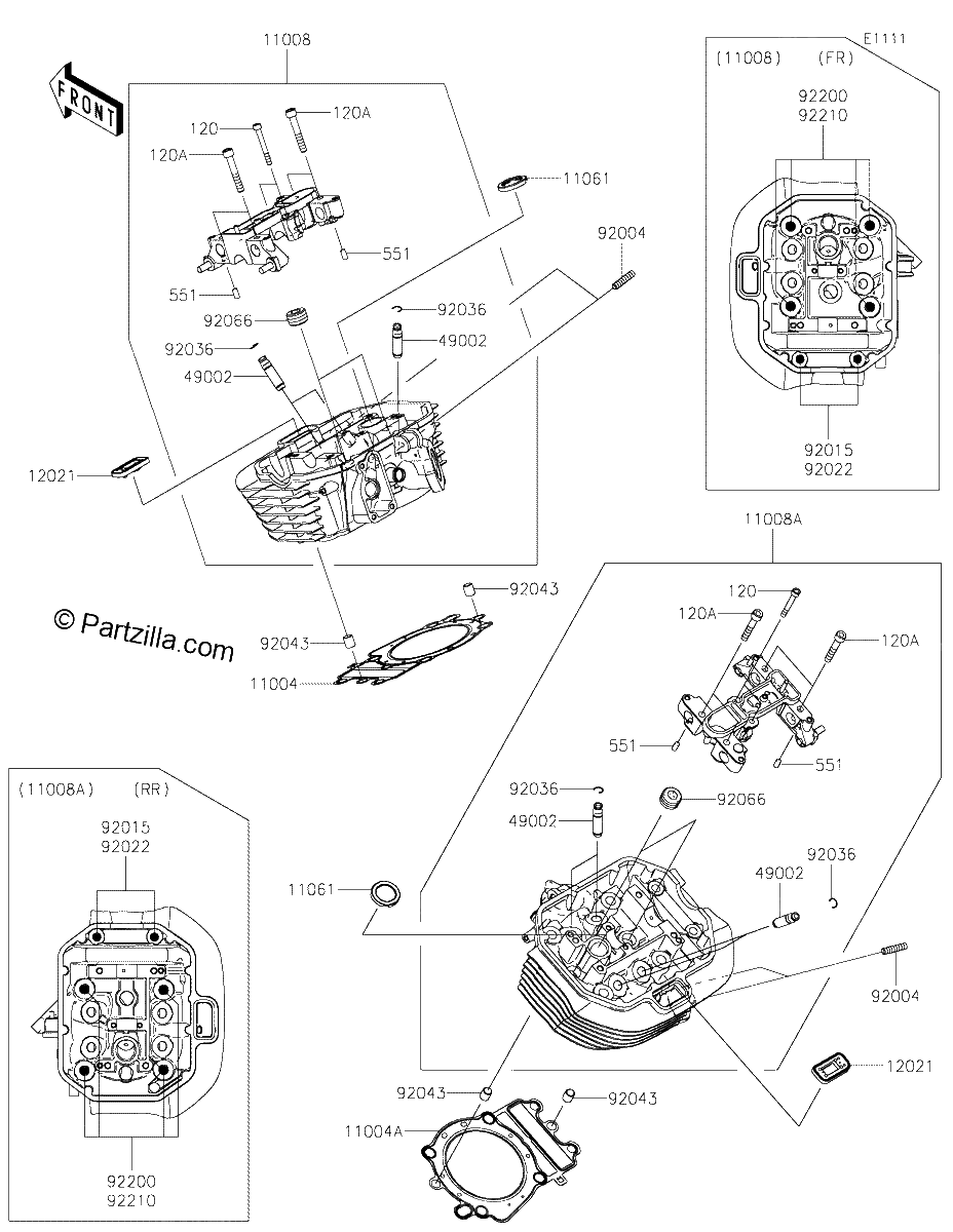 Diagrama de CYLINDER HEAD