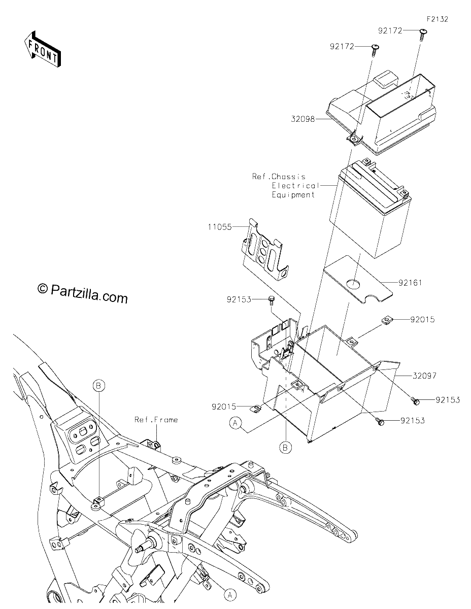 Diagrama de BATTERY CASE
