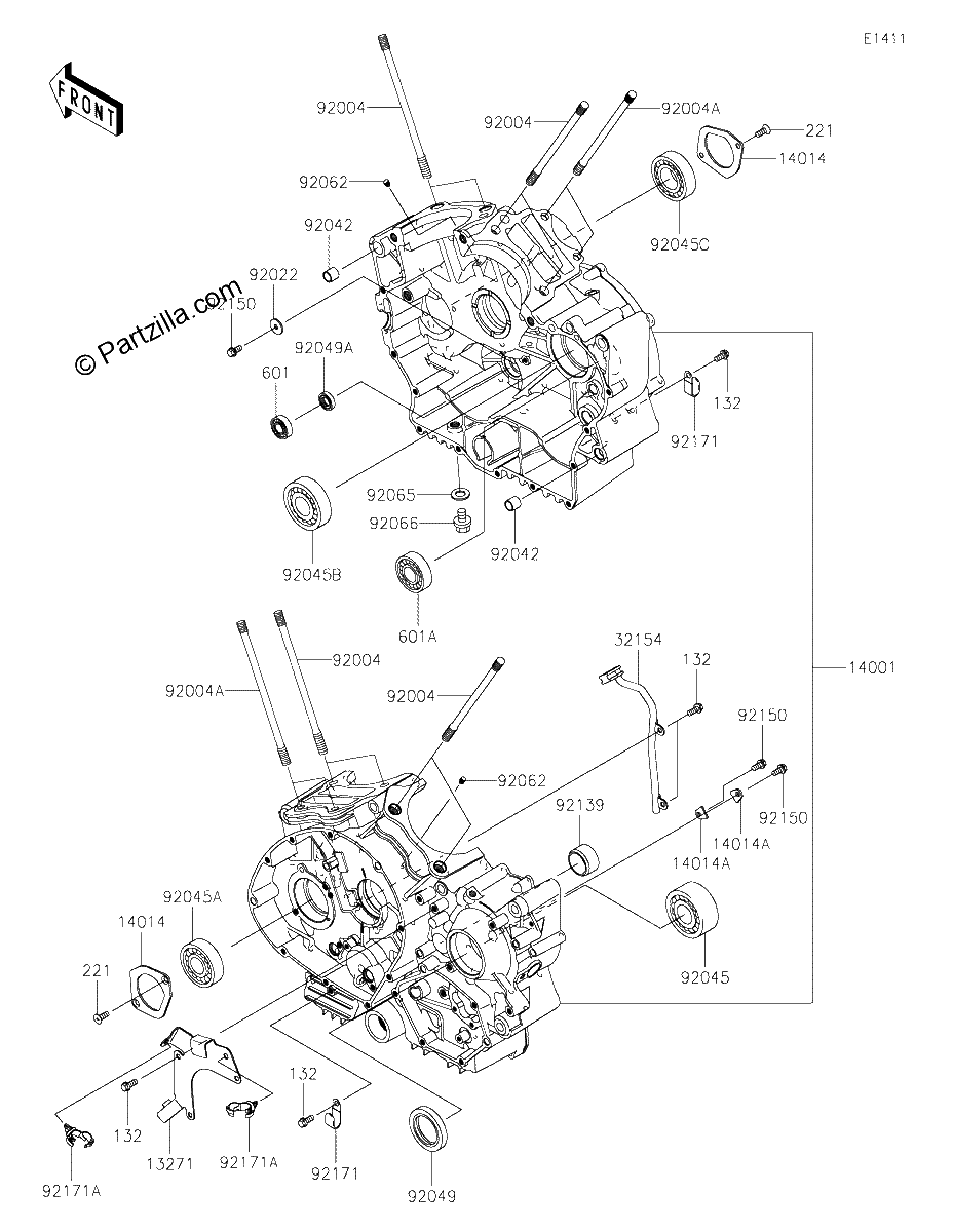 Diagrama de CRANKCASE