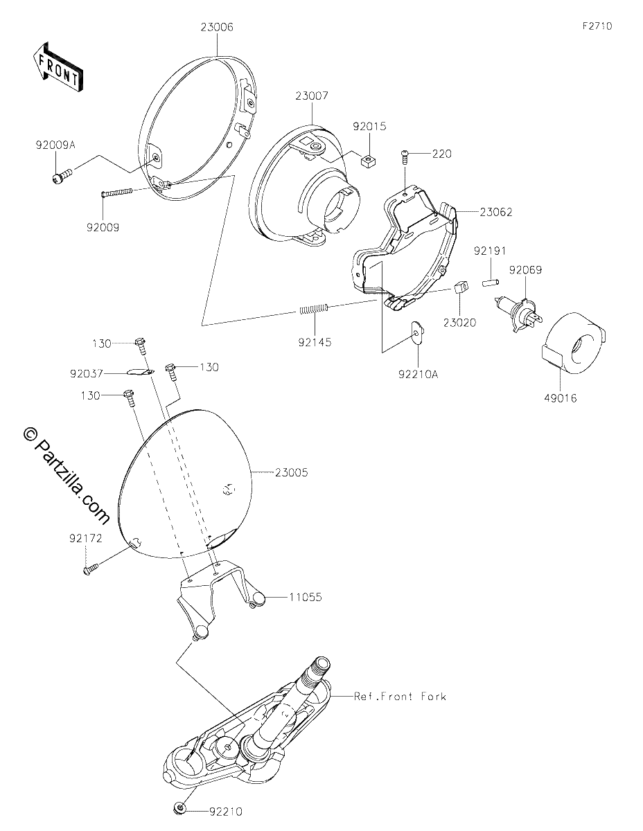 Diagrama de HEADLIGHT S