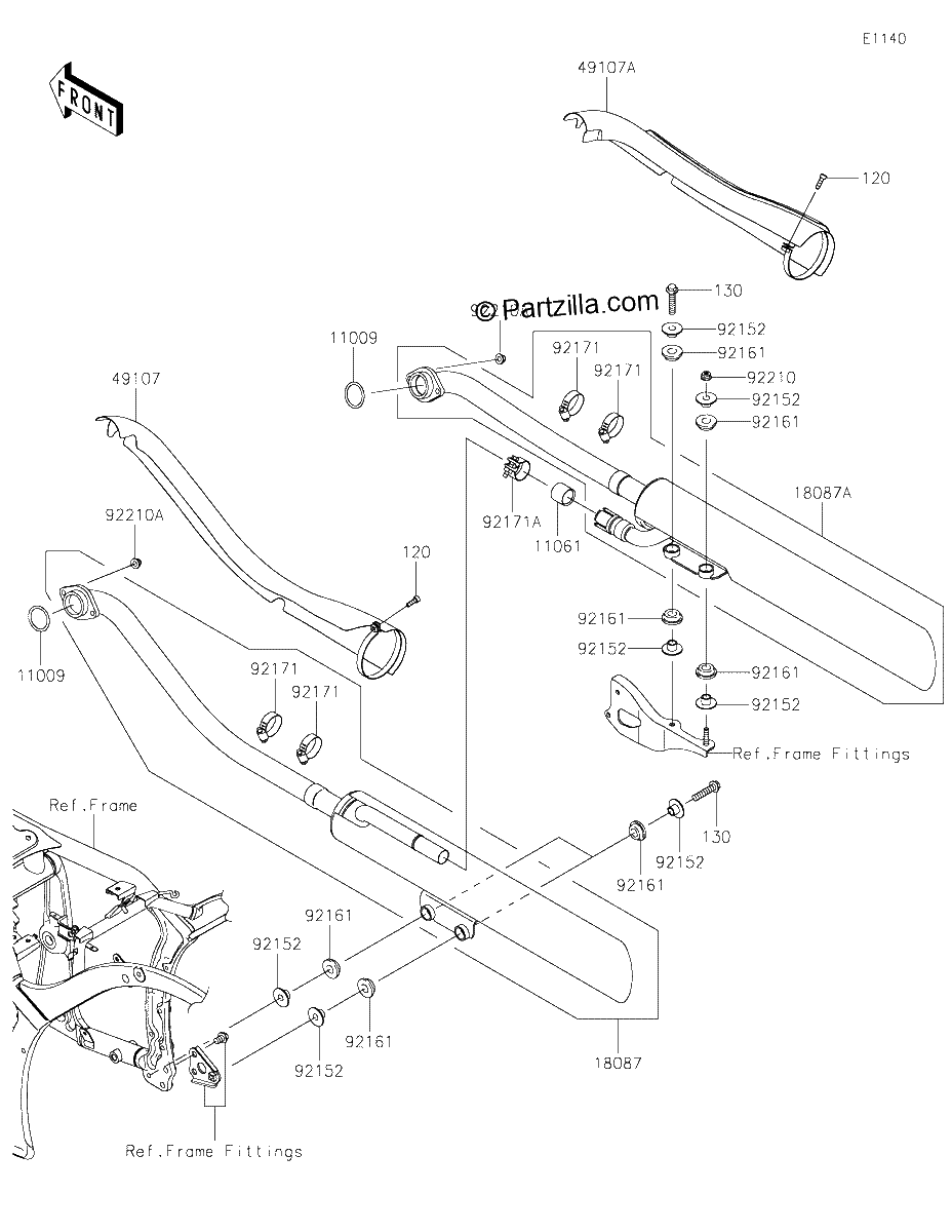 Diagrama de MUFFLER S