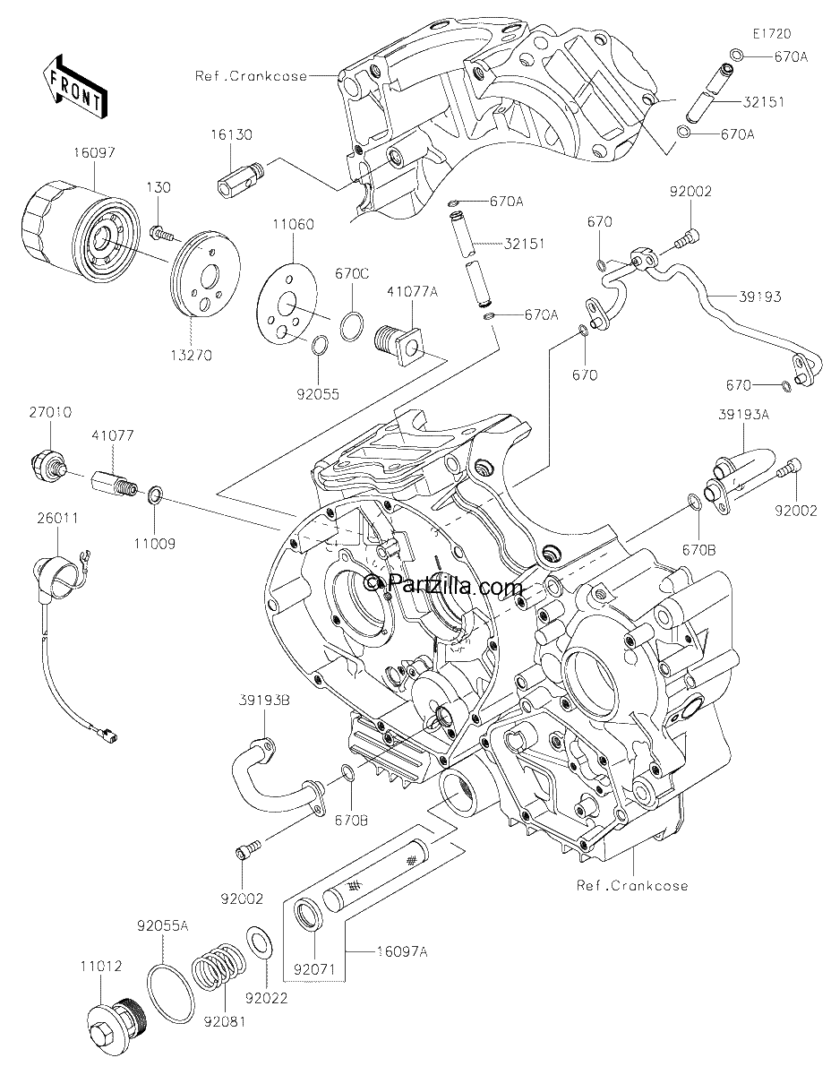 Diagrama de OIL FILTER