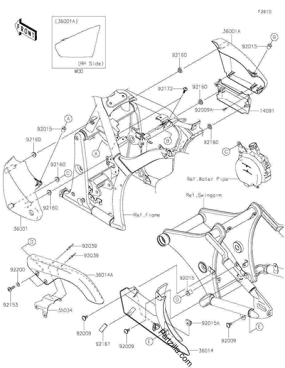 Diagrama de SIDE COVERS CHAIN COVER