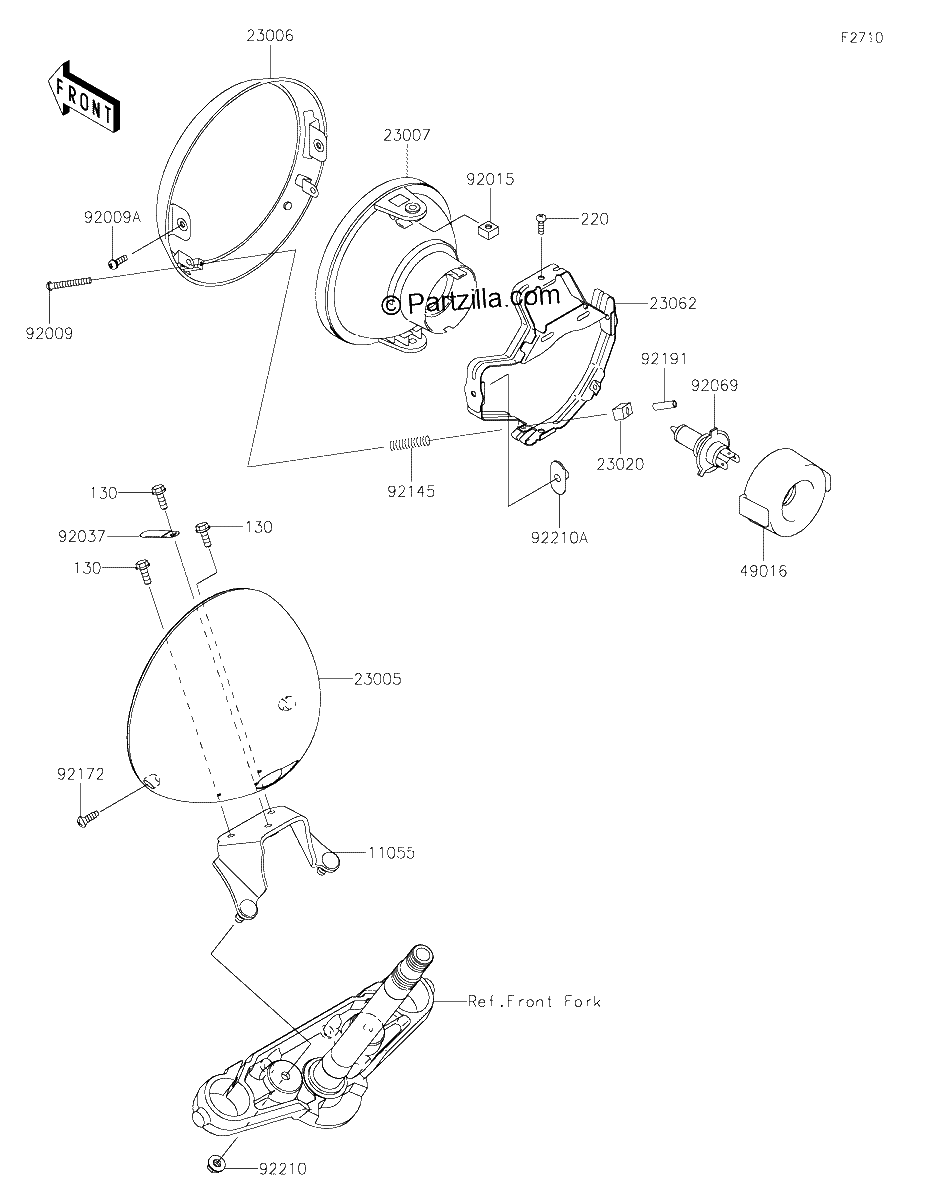 Diagrama de HEADLIGHT S