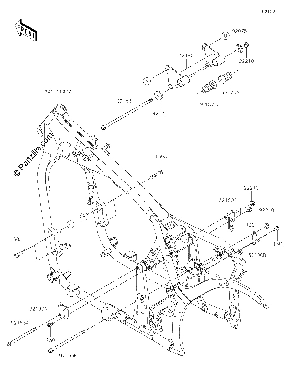Diagrama de ENGINE MOUNT