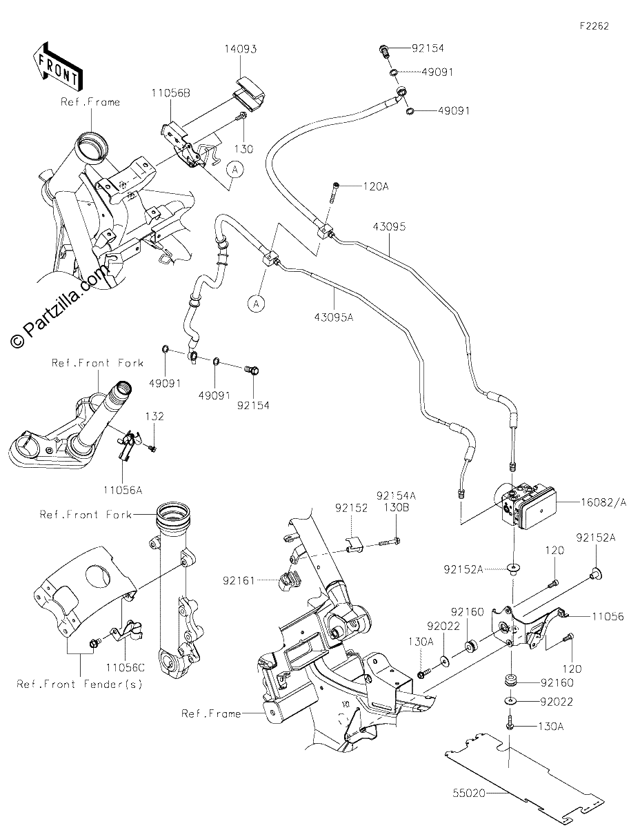 Diagrama de BRAKE PIPING