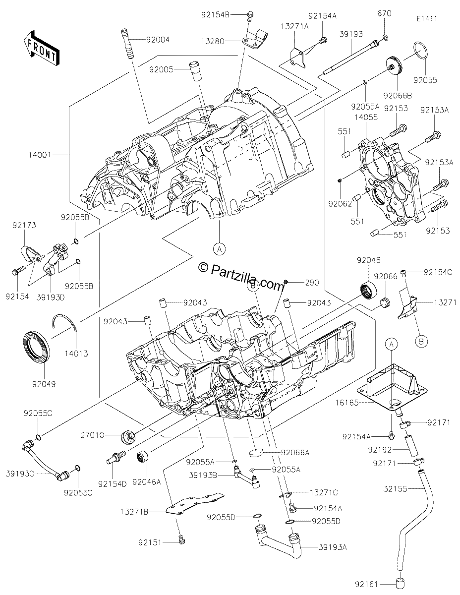 Diagrama de CRANKCASE