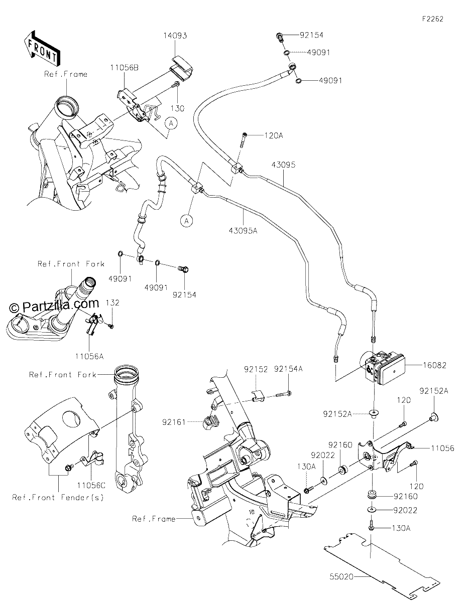 Diagrama de BRAKE PIPING