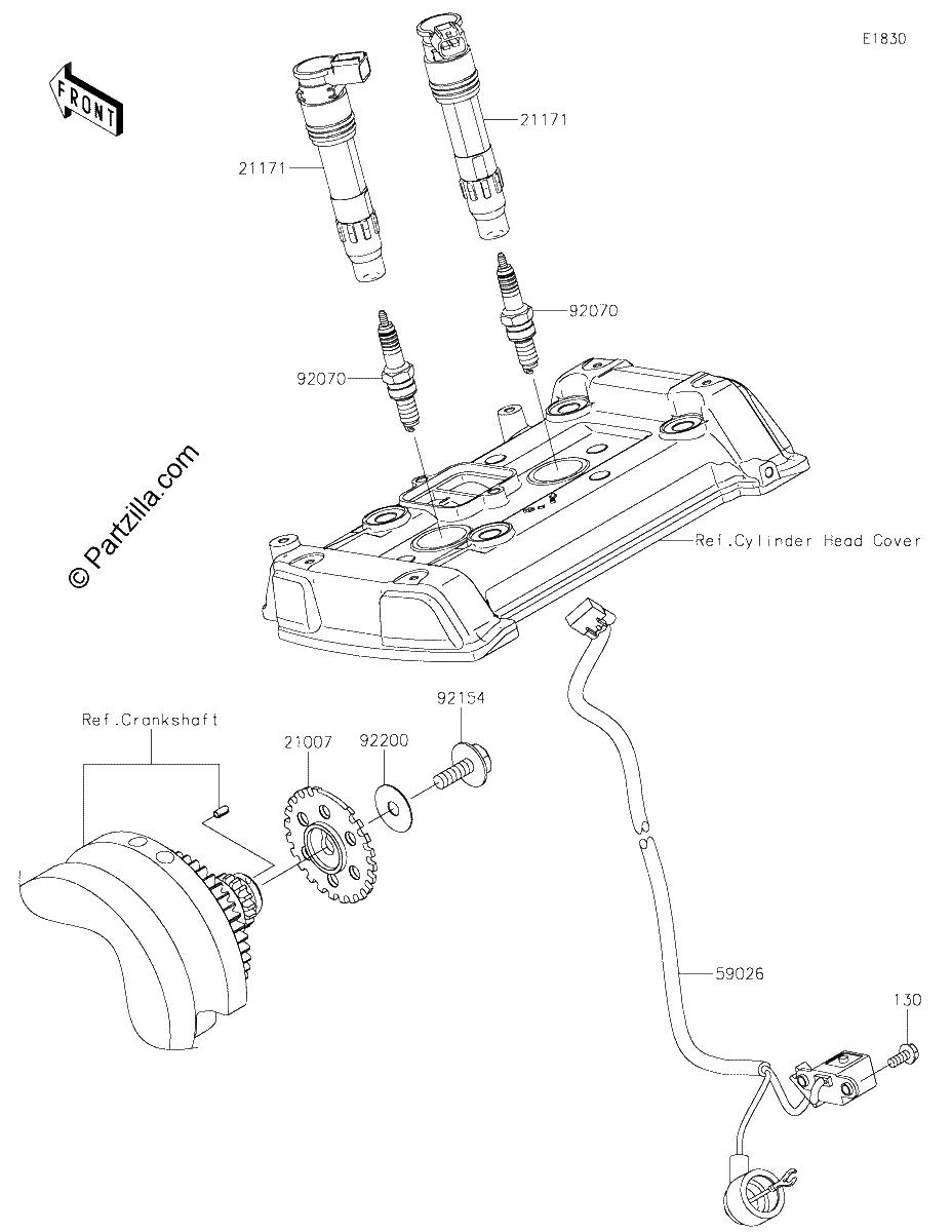 Diagrama de IGNITION SYSTEM