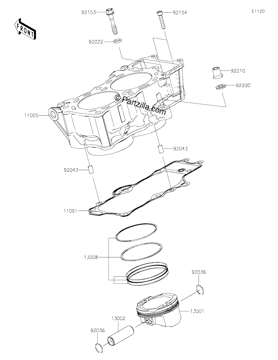 Diagrama de CYLINDER PISTON S