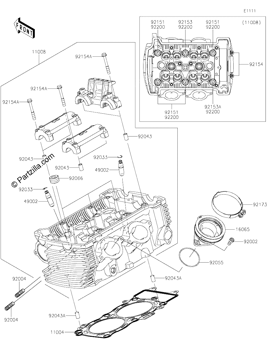 Diagrama de CYLINDER HEAD