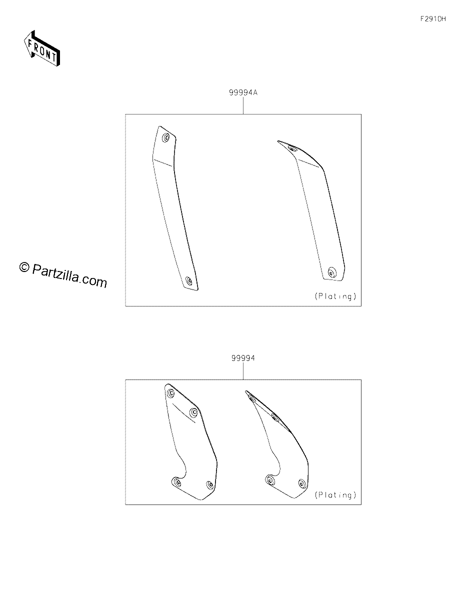 Diagrama de ACCESSORY OUTER COVER