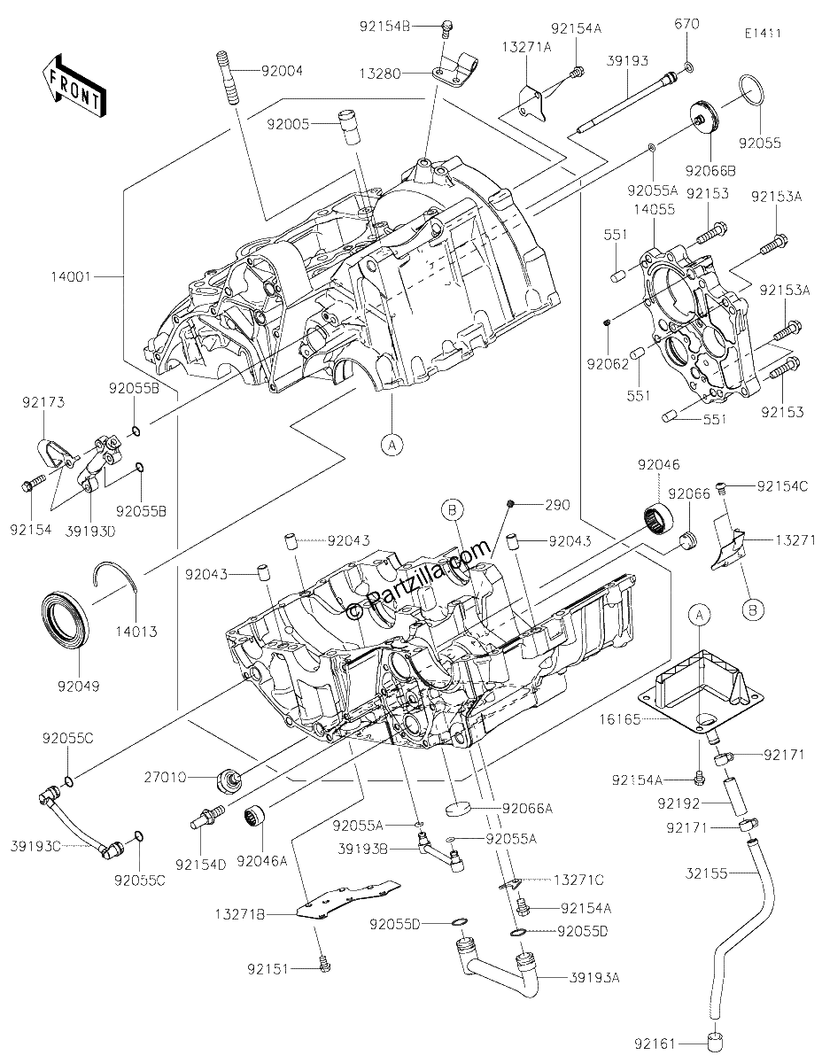 Diagrama de CRANKCASE