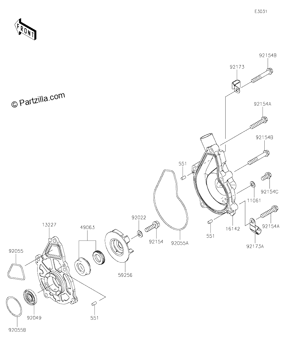Diagrama de WATER PUMP