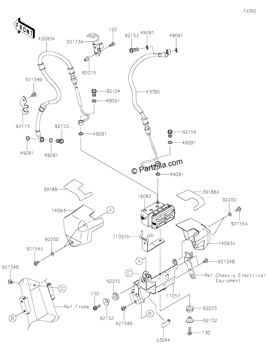 Diagrama de BRAKE PIPING