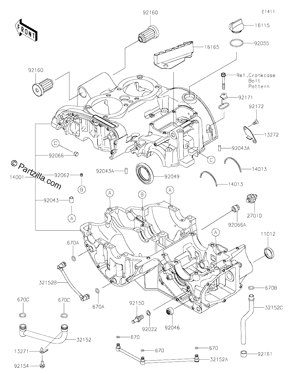 Diagrama de CRANKCASE