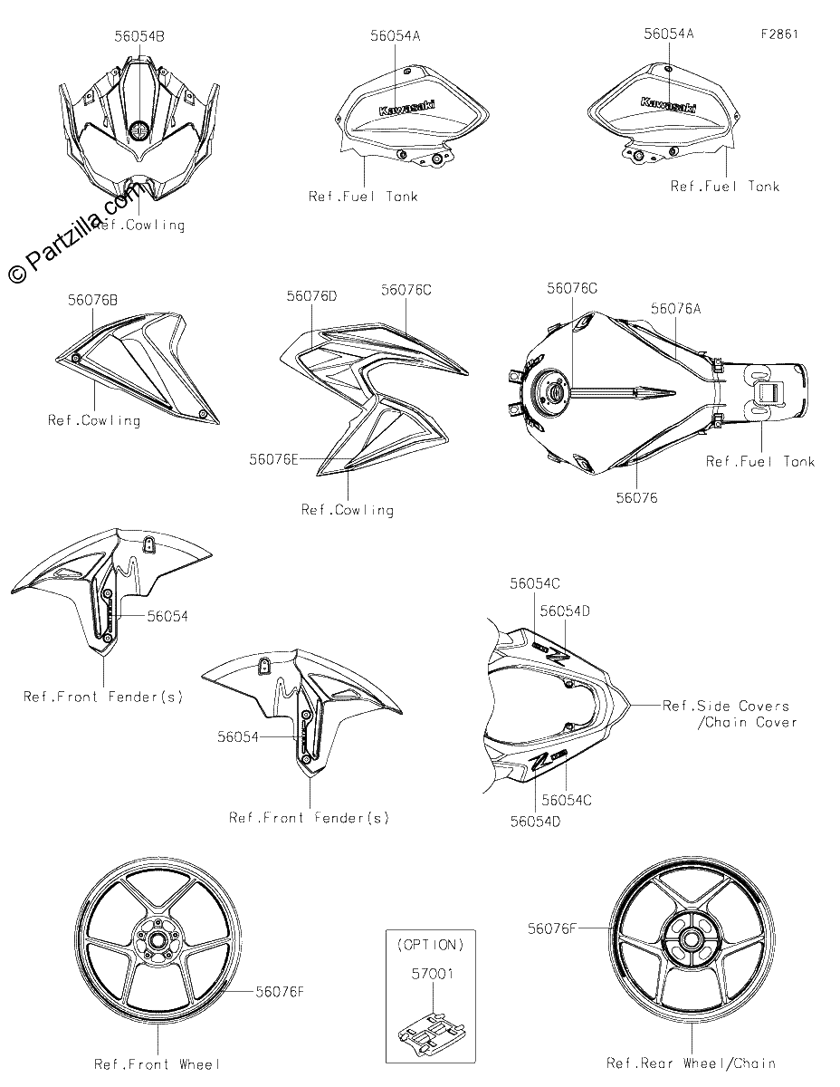 Diagrama de DECALS KNFAN KNFAL