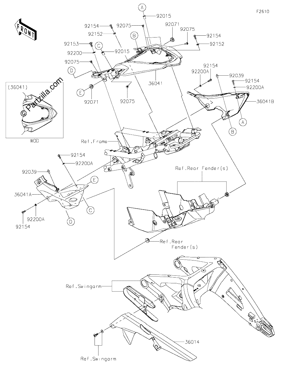 Diagrama de SIDE COVERS CHAIN COVER