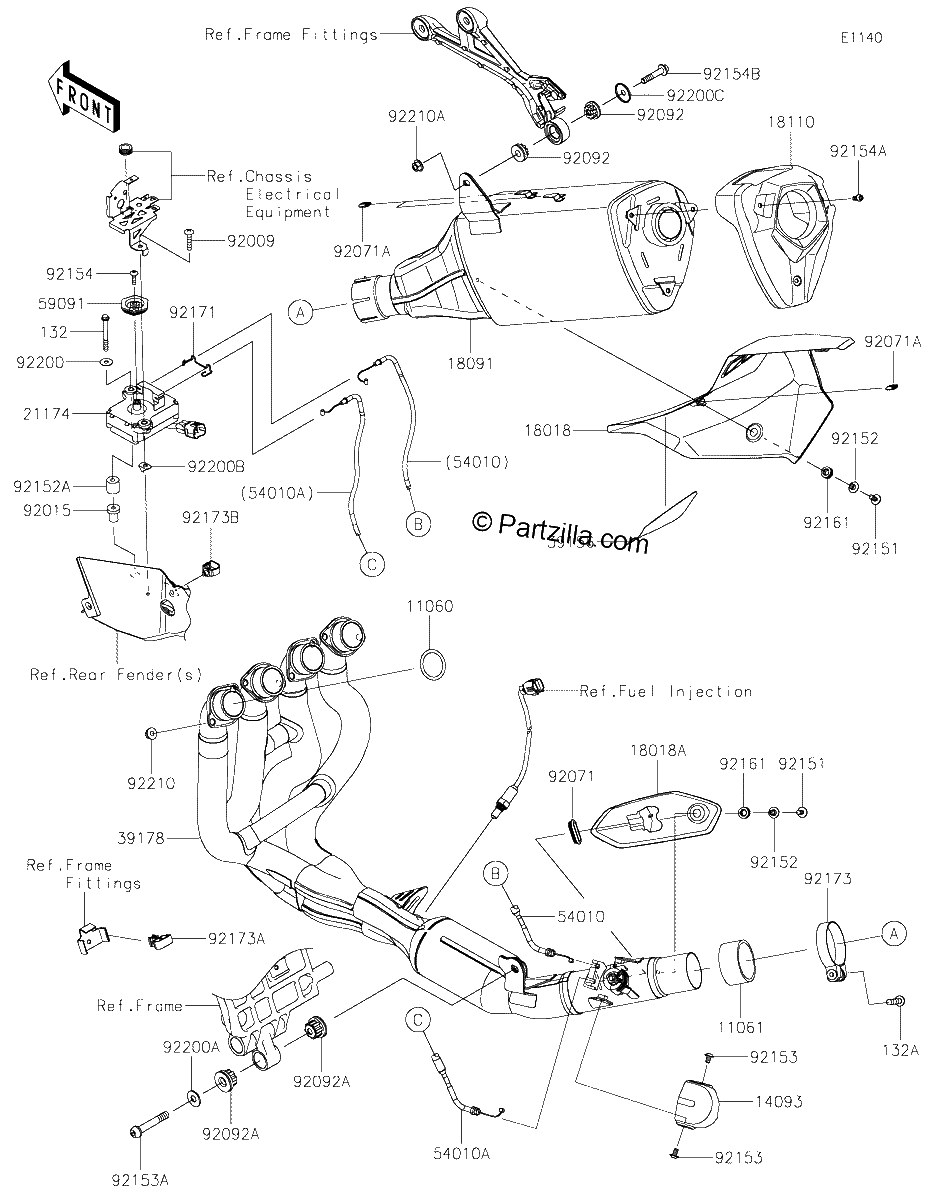 Diagrama de MUFFLER S