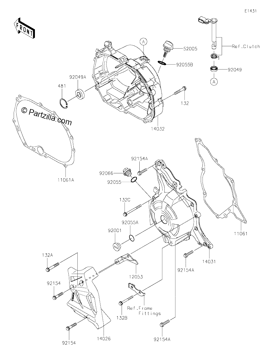 Diagrama de ENGINE COVER S