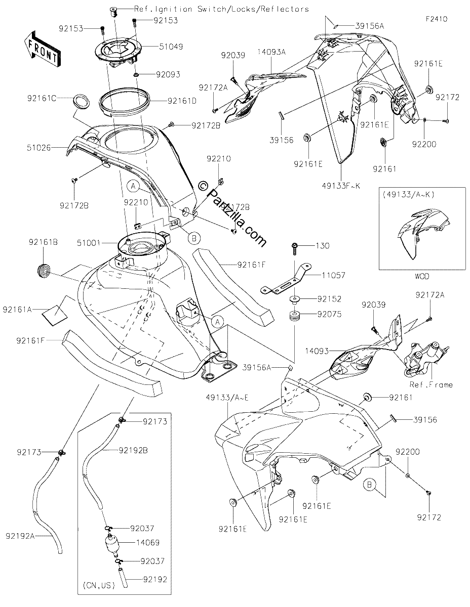 Diagrama de FUEL TANK