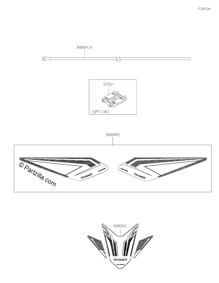 Diagrama de ACCESSORY DECALS