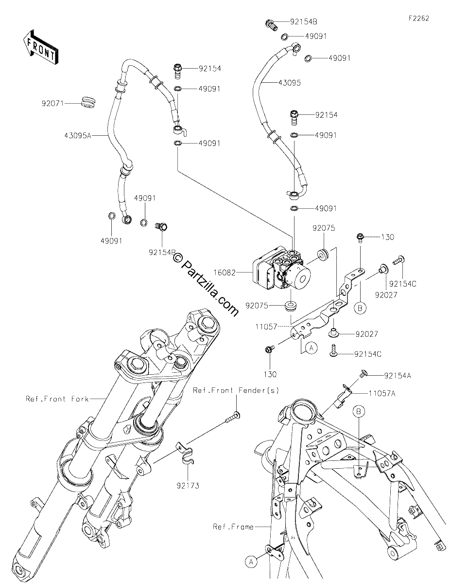 Diagrama de BRAKE PIPING