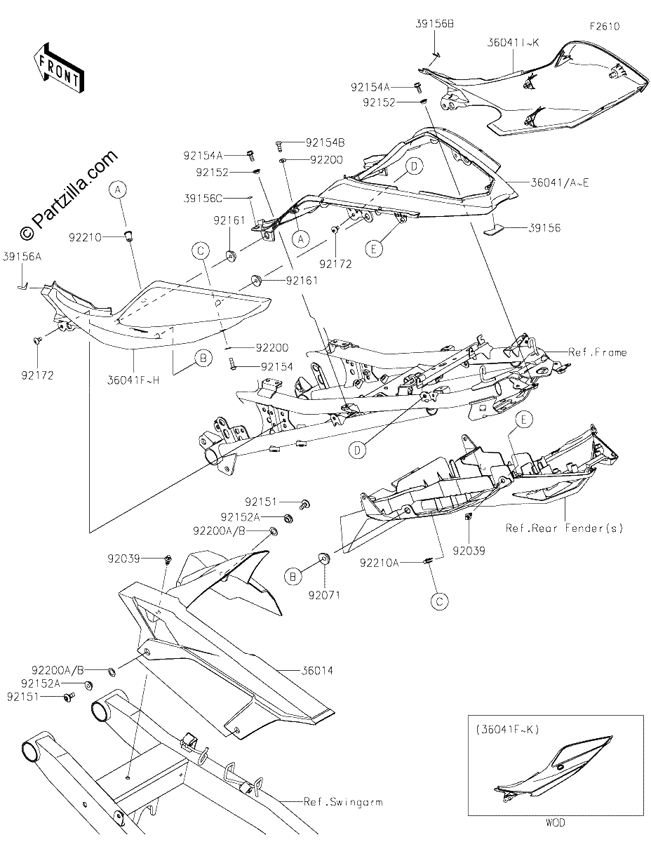 Diagrama de SIDE COVERS CHAIN COVER