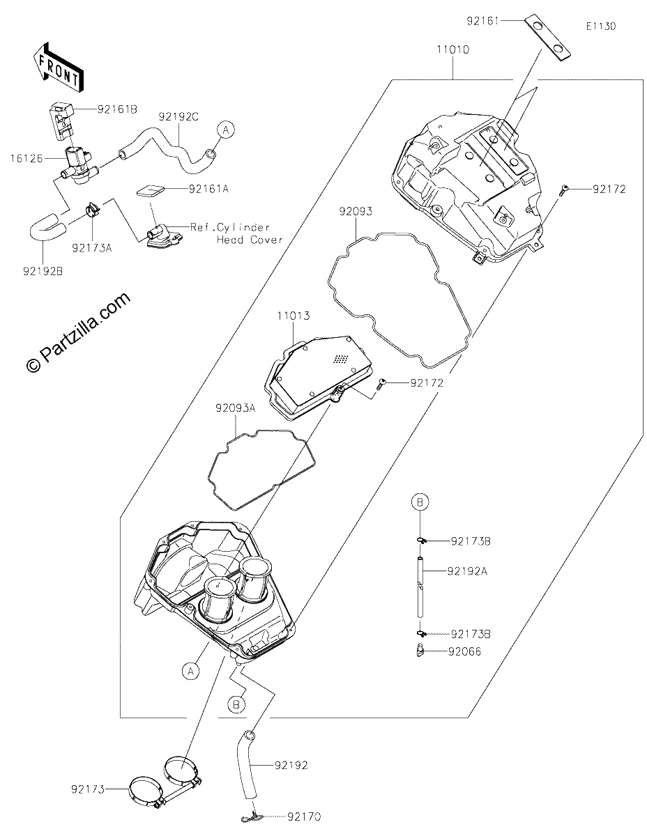 Diagrama de AIR CLEANER