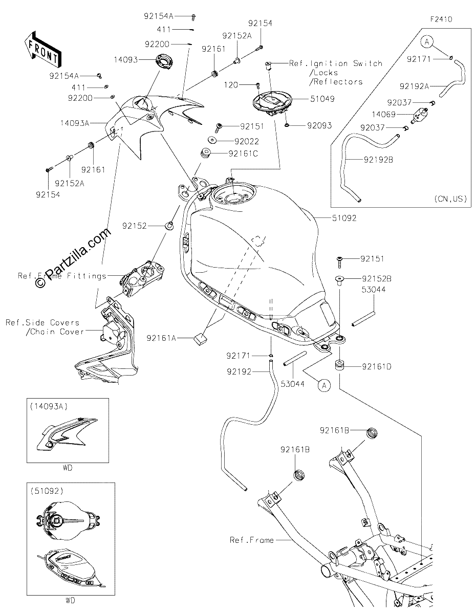 Diagrama de FUEL TANK