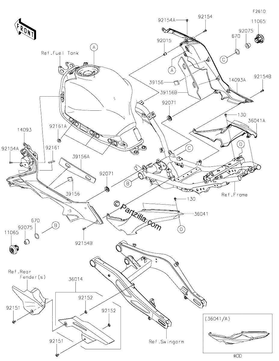 Diagrama de SIDE COVERS CHAIN COVER