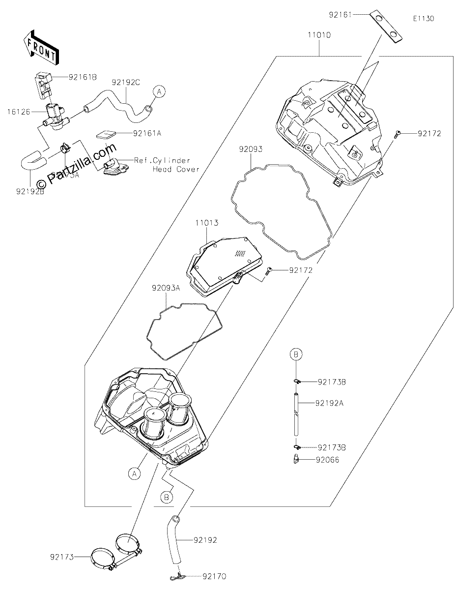 Diagrama de AIR CLEANER
