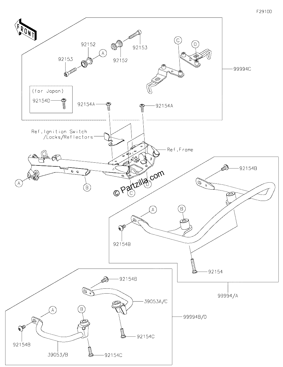 Diagrama de ACCESSORY GRIP AND TIE HOOK