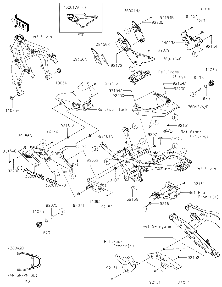 Diagrama de SIDE COVERS CHAIN COVER