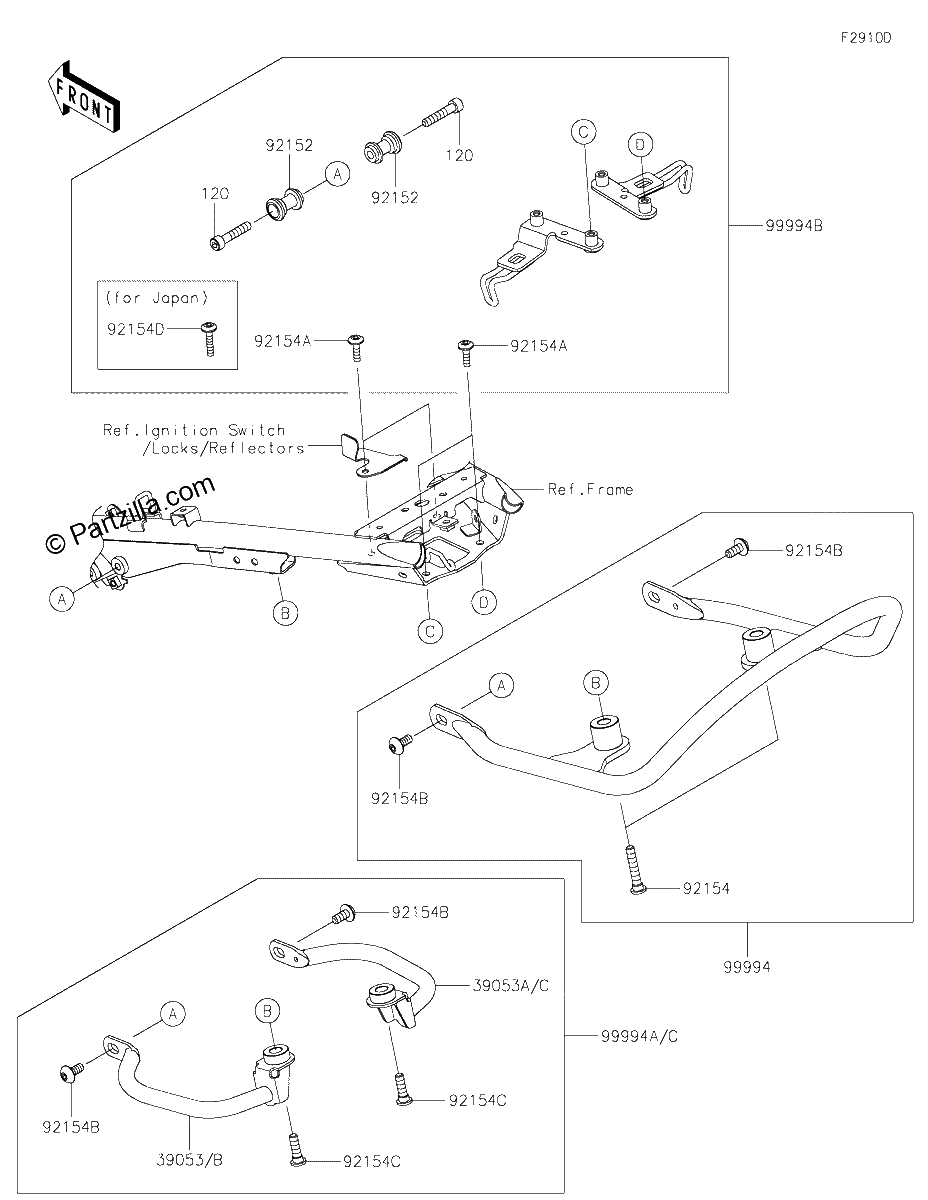 Diagrama de ACCESSORY GRIP AND TIE HOOK