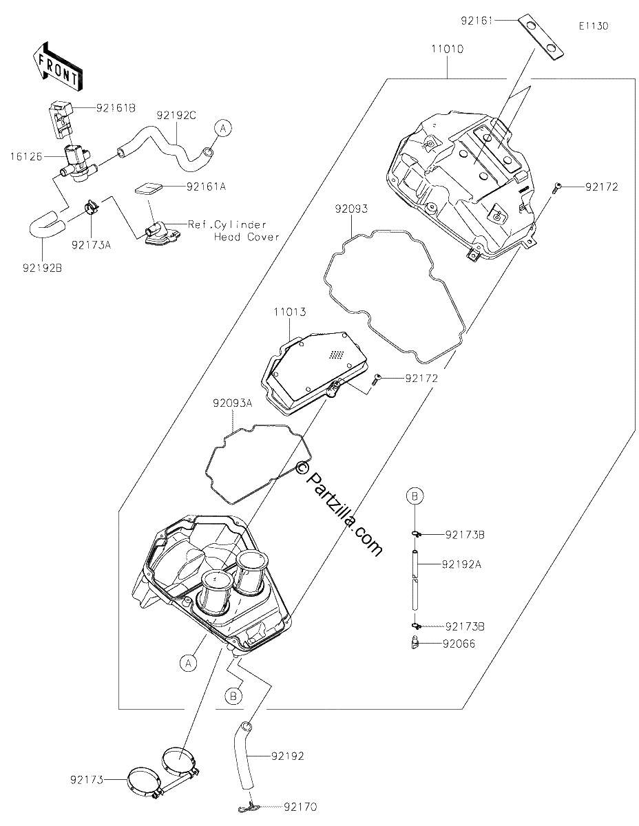Diagrama de AIR CLEANER