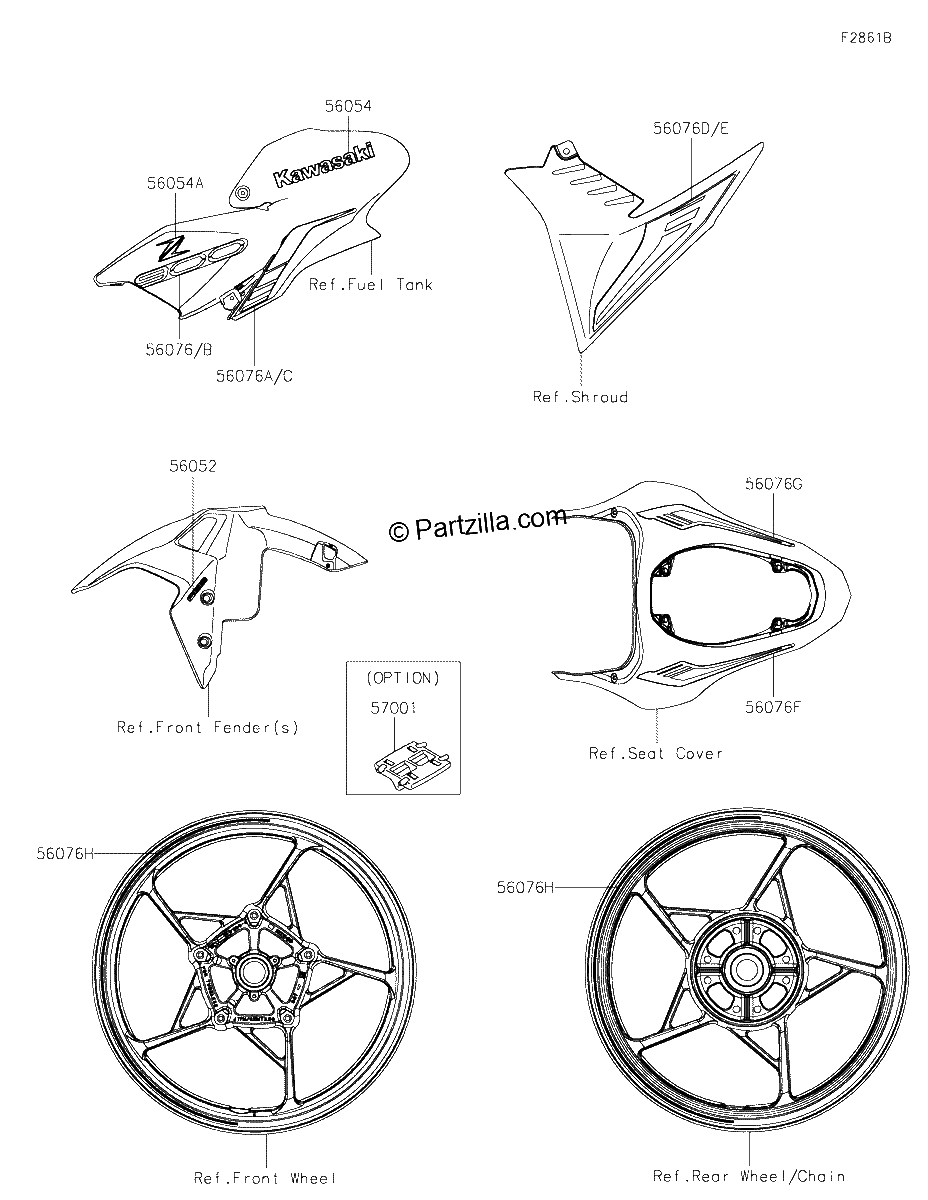 Diagrama de DECALS WHITE FNFNN FNFNL CA US