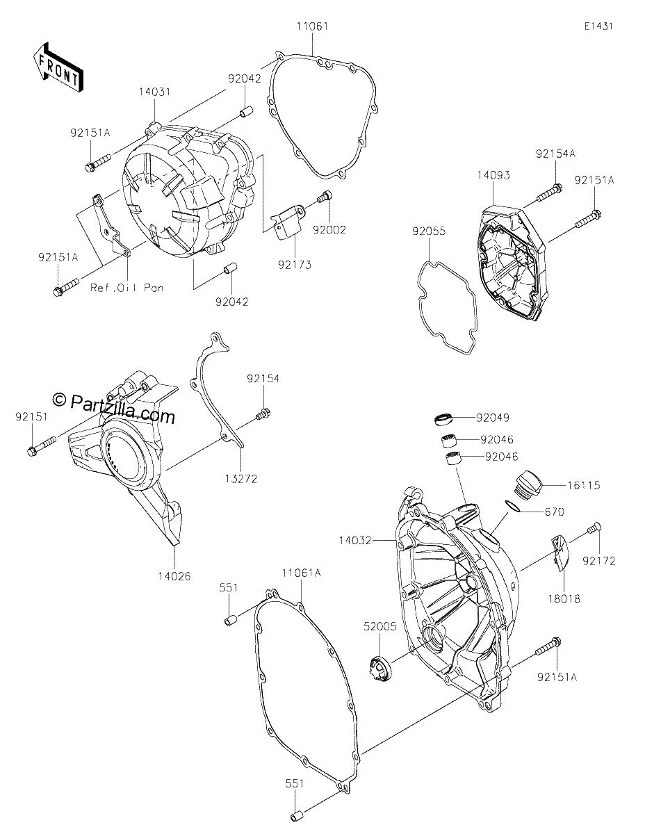 Diagrama de ENGINE COVER S