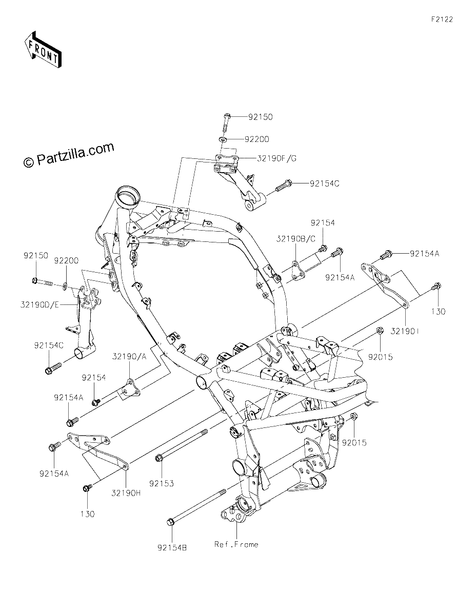 Diagrama de ENGINE MOUNT