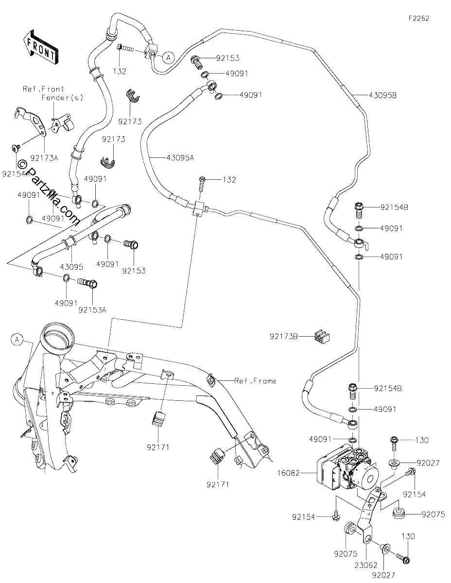 Diagrama de BRAKE PIPING