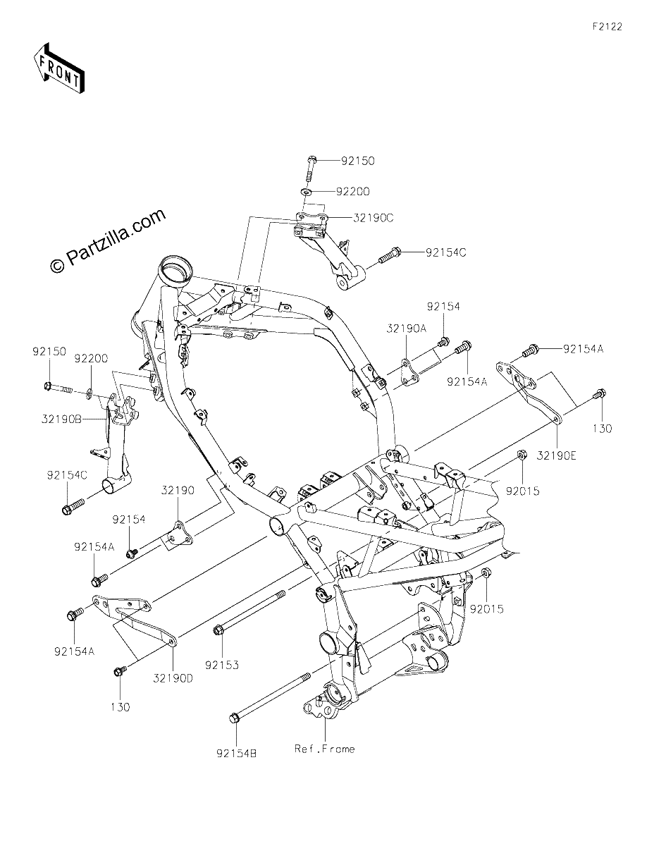 Diagrama de ENGINE MOUNT