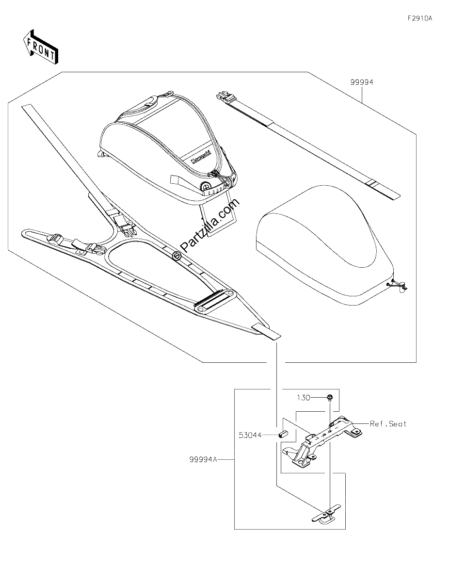Diagrama de ACCESSORY TANK BAG